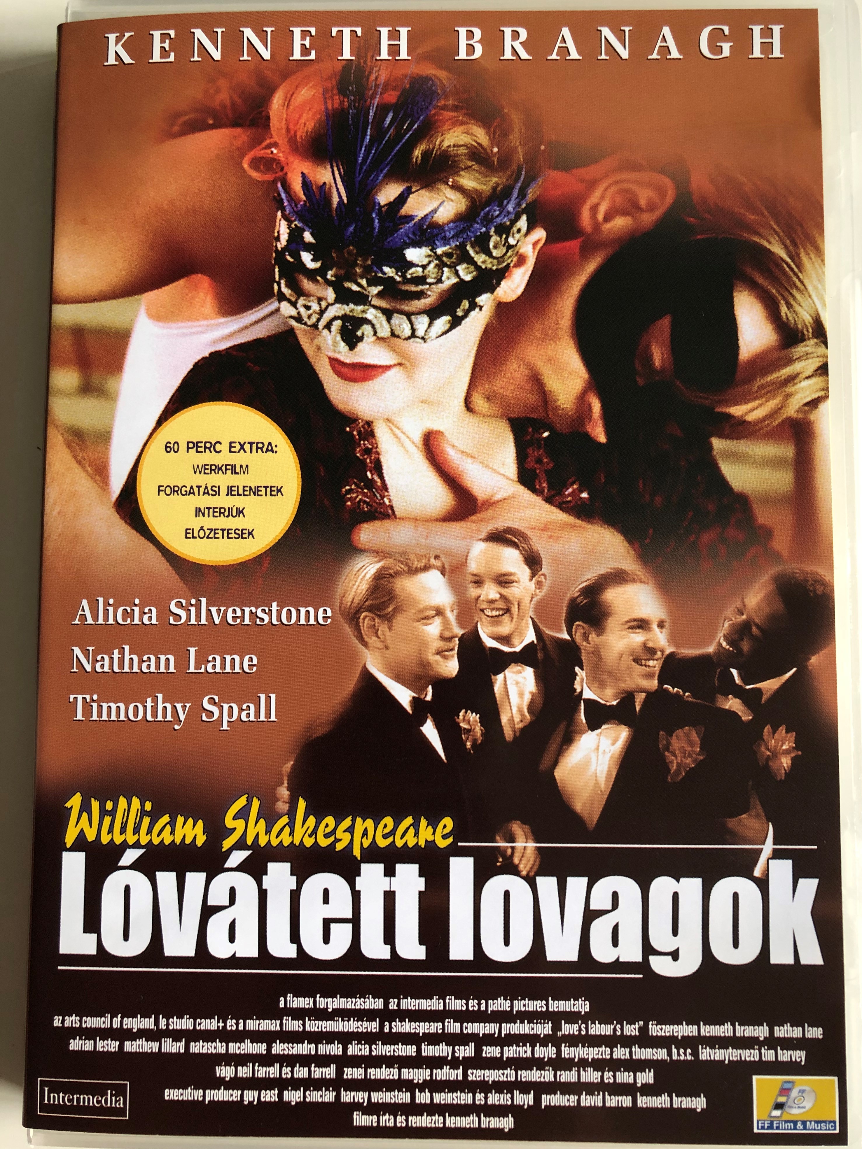 Love's Labour's Lost DVD 2000 Lóvátett Lovagok 1.JPG